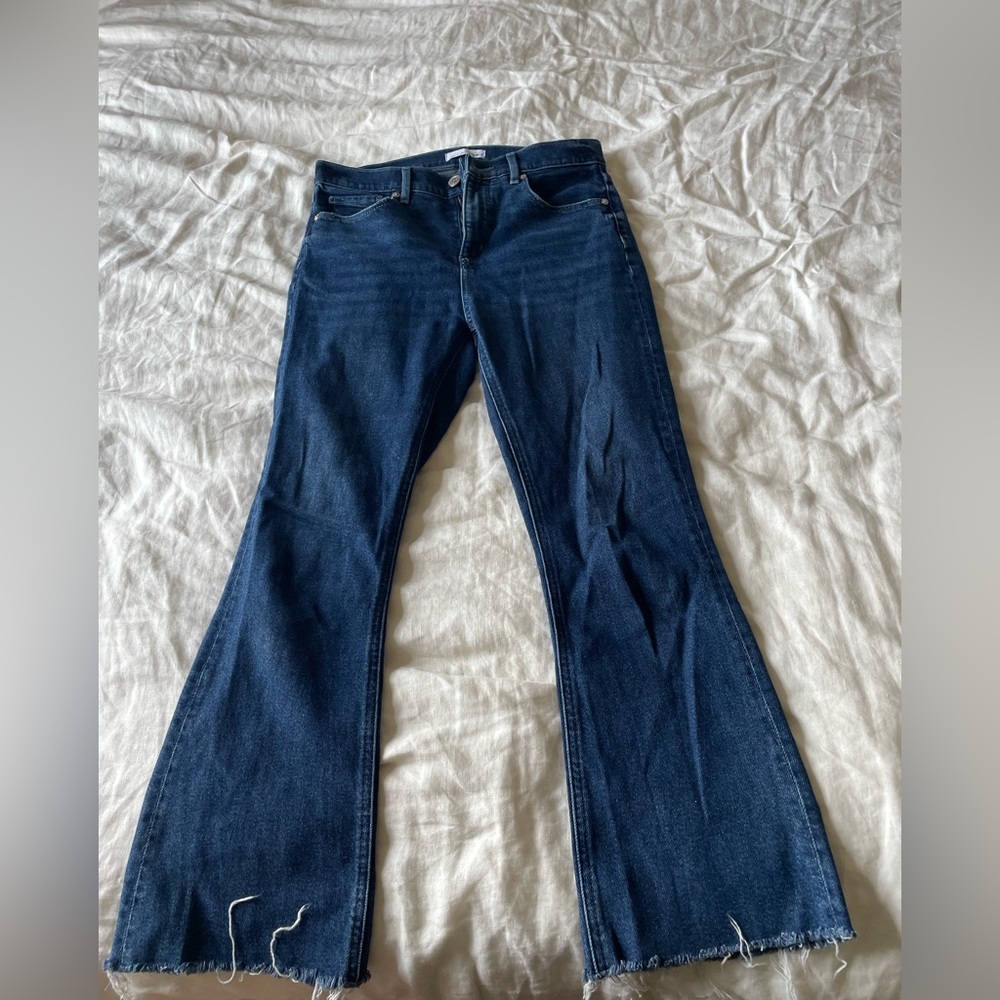 Women's Blue Flared Jeans